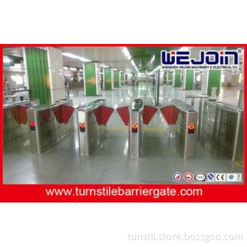 900mm security flap barrier turnstile entry systems Bi - di